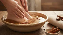 Fussbad mit Zimt: Wirkt das wirklich – und wann lohnt es sich, das auszuprobieren?